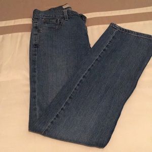 Straight leg jeans